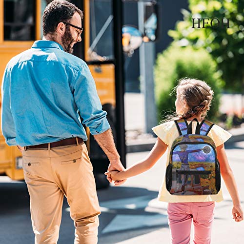 Mochila para niños y niñas Mini Mochila de Viaje con Clip para el Pecho Bailando la luz de la Luna