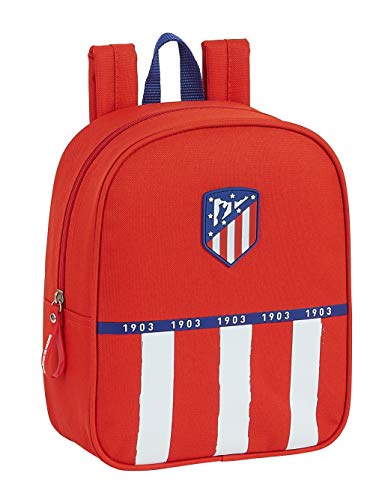 Mochila Safta Infantil de Atlético de Madrid 1ª Equipación 20/21, 220x100x270mm