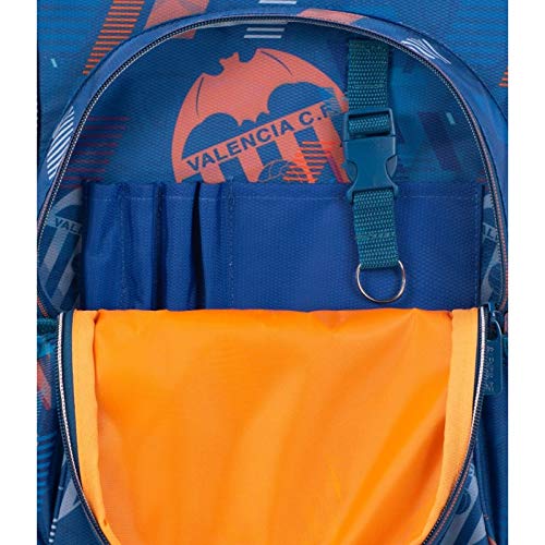 Mochila Valencia CF | Mochila Doble Compartimento Adaptable a Carro para Mochilas Escolares, Bolsillo Frontal y Compartimento Interior para Portatil o Tablet - Medidas 34 x 45,5 x 15 cm - Color Azul Mochila Valencia CF | Mochila Doble Compartimento Adaptable a Carro para Mochilas Escolares, Bolsillo Frontal y Compartimento Interior para Portatil o Tablet - Medidas 34 x 45,5 x 15 cm - Color Azul