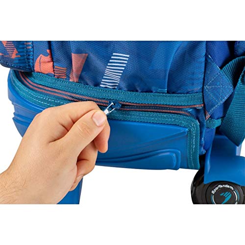 Mochila Valencia CF | Mochila Escolar con Ruedas, Mochila con Carrito Desmontable, Cremallera Metalica Gruesa y Bolsillo Interior para Portatil o Tablet - Medidas 34,5 x 44,5 x 23 cm - Color Azul Mochila Valencia CF | Mochila Escolar con Ruedas, Mochila con Carrito Desmontable, Cremallera Metalica Gruesa y Bolsillo Interior para Portatil o Tablet - Medidas 34,5 x 44,5 x 23 cm - Color Azul
