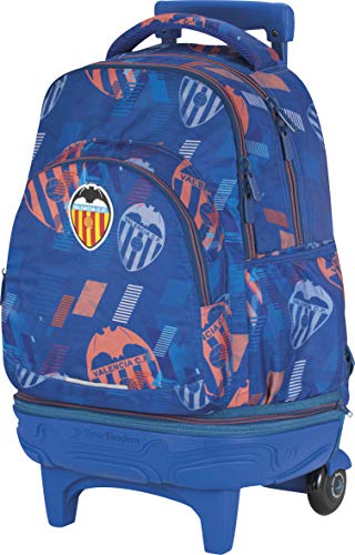 Mochila Valencia CF | Mochila Escolar con Ruedas, Mochila con Carrito Desmontable, Cremallera Metalica Gruesa y Bolsillo Interior para Portatil o Tablet - Medidas 34,5 x 44,5 x 23 cm - Color Azul Mochila Valencia CF | Mochila Escolar con Ruedas, Mochila con Carrito Desmontable, Cremallera Metalica Gruesa y Bolsillo Interior para Portatil o Tablet - Medidas 34,5 x 44,5 x 23 cm - Color Azul