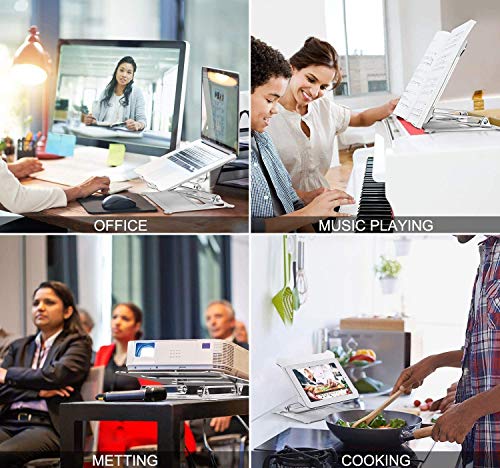 MOEVERT Soporte Portatil, Ajustable Soporte para Ordenador Portátil Aluminio Soporte para Laptop Portátil Plegable Laptop Stand para MacBook Pro Air, DELL, HP, iPad y Otros 10-16" Pulgadas Netbooks MOEVERT Soporte Portatil, Ajustable Soporte para Ordenador Portátil Aluminio Soporte para Laptop Portátil Plegable Laptop Stand para MacBook Pro Air, DELL, HP, iPad y Otros 10-16" Pulgadas Netbooks