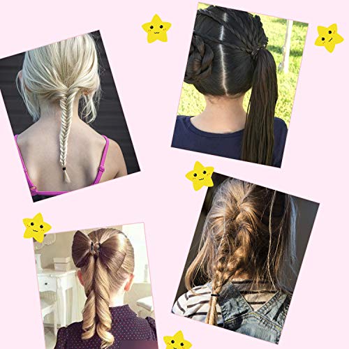 moinkerin 1000 Piezas Gomas Pelo Elástico Banda de Pelo Gomas de Pelo Pequeñas para Cabello de Niños, Trenzas, Peinado de Boda y Más (Negro) moinkerin 1000 Piezas Gomas Pelo Elástico Banda de Pelo Gomas de Pelo Pequeñas para Cabello de Niños, Trenzas, Peinado de Boda y Más (Negro)