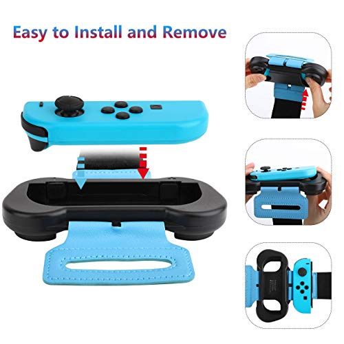MoKo [2 PZS Correa de Muñeca Compatible con Joy-con Nintendo Switch Just Dance 2021/2020 y Zumba, Banda de Muñeca Elástica Cómoda de 2 Tamaños Diferentes Ajustable para Adultos y Niños MoKo [2 PZS Correa de Muñeca Compatible con Joy-con Nintendo Switch Just Dance 2021/2020 y Zumba, Banda de Muñeca Elástica Cómoda de 2 Tamaños Diferentes Ajustable para Adultos y Niños