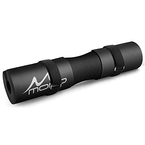 MoKo Almohadilla de Protección Ergonómica, Barras de Pesas Almohadilla de Sentadillas Avanzada con Correas de Seguridad, Barbell Squat Pad Cojín de Cuello y Hombros para Empuje de Cadera - Negro MoKo Almohadilla de Protección Ergonómica, Barras de Pesas Almohadilla de Sentadillas Avanzada con Correas de Seguridad, Barbell Squat Pad Cojín de Cuello y Hombros para Empuje de Cadera - Negro