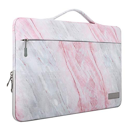 MoKo Compatible con 15.6 Inch Laptop, Funda de Protector Bolso de Oxford Suave Cubierta para MacBook Pro Retina 15.4 Inch, Microsoft Surface Book 2/1 15 Inch 2018/2017, 15.6" DELL - Rosa Gris Mármol MoKo Compatible con 15.6 Inch Laptop, Funda de Protector Bolso de Oxford Suave Cubierta para MacBook Pro Retina 15.4 Inch, Microsoft Surface Book 2/1 15 Inch 2018/2017, 15.6" DELL - Rosa Gris Mármol