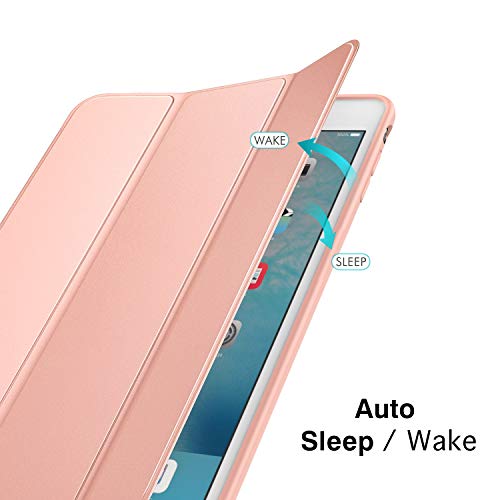 MoKo Funda Compatible con iPad Mini 3/2 / 1, Superior Delgada Protectora Case con Tapa Trasera Esmerilada Translúcida Compatible con Apple iPad Mini 1/Mini 2/Mini 3 - Oro Rosa MoKo Funda Compatible con iPad Mini 3/2 / 1, Superior Delgada Protectora Case con Tapa Trasera Esmerilada Translúcida Compatible con Apple iPad Mini 1/Mini 2/Mini 3 - Oro Rosa