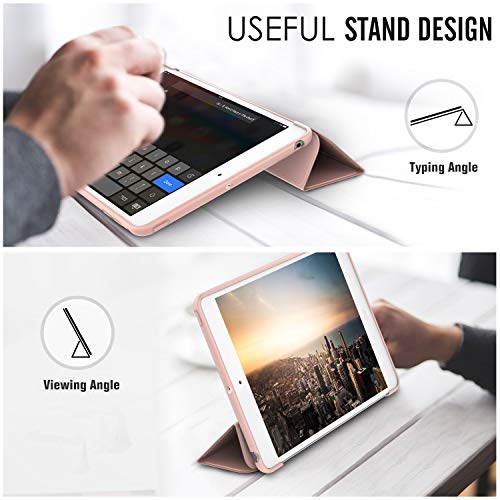 MoKo Funda Compatible con iPad Mini 3/2 / 1, Superior Delgada Protectora Case con Tapa Trasera Esmerilada Translúcida Compatible con Apple iPad Mini 1/Mini 2/Mini 3 - Oro Rosa MoKo Funda Compatible con iPad Mini 3/2 / 1, Superior Delgada Protectora Case con Tapa Trasera Esmerilada Translúcida Compatible con Apple iPad Mini 1/Mini 2/Mini 3 - Oro Rosa