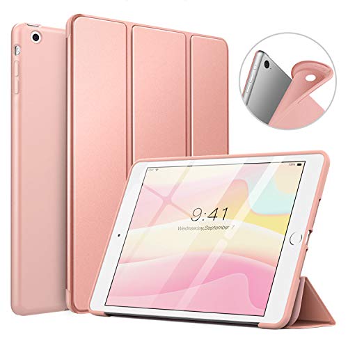 MoKo Funda Compatible con iPad Mini 3/2 / 1, Superior Delgada Protectora Case con Tapa Trasera Esmerilada Translúcida Compatible con Apple iPad Mini 1/Mini 2/Mini 3 - Oro Rosa MoKo Funda Compatible con iPad Mini 3/2 / 1, Superior Delgada Protectora Case con Tapa Trasera Esmerilada Translúcida Compatible con Apple iPad Mini 1/Mini 2/Mini 3 - Oro Rosa
