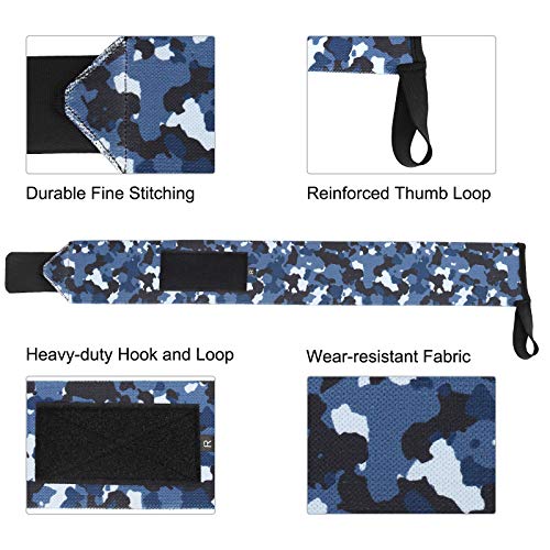 MoKo Muñequeras Deportivas, 2 PZS Correas para Levantamiento de Fitness, Muñequeras para Levantamiento de Pesas Ideal para Crossfit o Levantamiento de Potencia para Hombres y Mujeres, Azul Claro MoKo Muñequeras Deportivas, 2 PZS Correas para Levantamiento de Fitness, Muñequeras para Levantamiento de Pesas Ideal para Crossfit o Levantamiento de Potencia para Hombres y Mujeres, Azul Claro