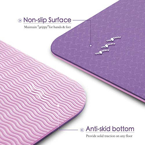 Molenky Esterilla Yoga, Esterilla Deporte Antideslizante, Toalla de enfriamiento, Yoga Esterilla Pilates con Sistema de Alineación y Marcados, Colchoneta Yoga, para Pilates,Fitness Molenky Esterilla Yoga, Esterilla Deporte Antideslizante, Toalla de enfriamiento, Yoga Esterilla Pilates con Sistema de Alineación y Marcados, Colchoneta Yoga, para Pilates,Fitness