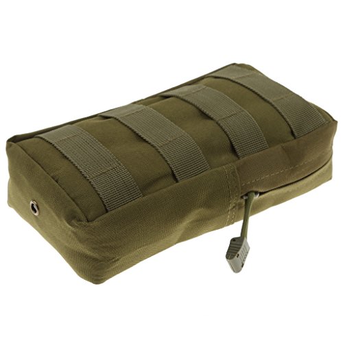 Molle Bolsa Para Uso General Táctico Modular De Accesorios De Camuflaje Militar Bolsa - Verde, for 15inch Macbook