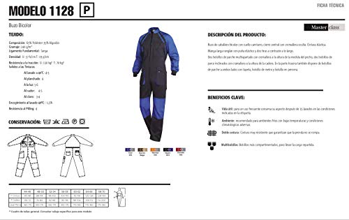 Mono de Trabajo de Hombre de Manga Larga. Ambientes Fríos e Invierno. Puños y Cintura con Elástico. Multibolsillos. Cremallera Oculta. Cómodo y Resistente con Costuras Dobles. Granate 60-62. Ref: 1128 Mono de Trabajo de Hombre de Manga Larga. Ambientes Fríos e Invierno. Puños y Cintura con Elástico. Multibolsillos. Cremallera Oculta. Cómodo y Resistente con Costuras Dobles. Granate 60-62. Ref: 1128