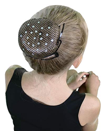 Moño para el Pelo (Cristal) Negro | Gimnasia | Gimnasia rítmica | Ballet | Equitación | Patinaje artístico | Danza | Boda | Partido Moño para el Pelo (Cristal) Negro | Gimnasia | Gimnasia rítmica | Ballet | Equitación | Patinaje artístico | Danza | Boda | Partido