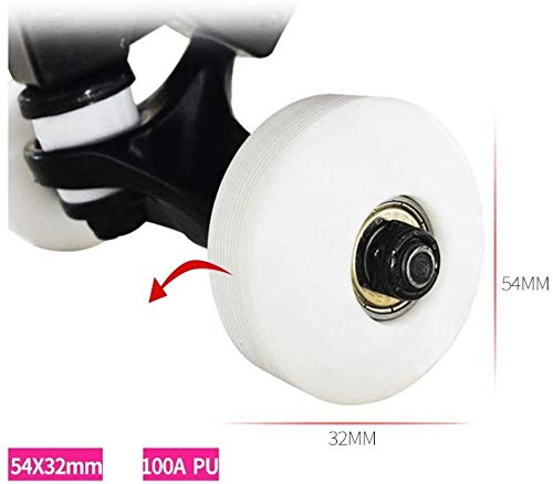 Monopatín Longboard Cruiser Completo Skateboard Trucos de estilo libre de Longboard monopatín completo crucero profesional combado doble Patín calle cepillo crucero for principiantes Niñas Niños Niños Monopatín Longboard Cruiser Completo Skateboard Trucos de estilo libre de Longboard monopatín completo crucero profesional combado doble Patín calle cepillo crucero for principiantes Niñas Niños Niños