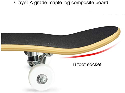 Monopatín Longboard Cruiser Completo Skateboard Trucos de estilo libre de Longboard monopatín completo crucero profesional combado doble Patín calle cepillo crucero for principiantes Niñas Niños Niños Monopatín Longboard Cruiser Completo Skateboard Trucos de estilo libre de Longboard monopatín completo crucero profesional combado doble Patín calle cepillo crucero for principiantes Niñas Niños Niños