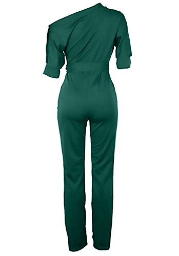Monos De Vestir Mujer Largos Elegante Hombro Inclinado 3/4 Manga Alto Cintura Sencillos Color Solido Joven Moda Monos Largos Monos De Fiesta Vestir Verano Jumpsuit Playsuits Monos De Vestir Mujer Largos Elegante Hombro Inclinado 3/4 Manga Alto Cintura Sencillos Color Solido Joven Moda Monos Largos Monos De Fiesta Vestir Verano Jumpsuit Playsuits