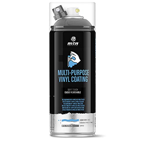Montana Colors MTN Pro Vinilo Líquido-Negro Metalizado, Spray 400ml Montana Colors MTN Pro Vinilo Líquido-Negro Metalizado, Spray 400ml