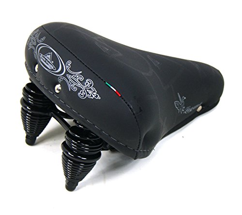 MONTEGRAPPA Sillín Laguna con muelles ideal para bicicleta Graziella – Holanda – City Bike – Color negro MONTEGRAPPA Sillín Laguna con muelles ideal para bicicleta Graziella – Holanda – City Bike – Color negro