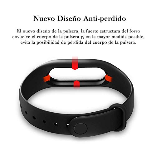 Monuary 15 Piezas Correas para Xiaomi Mi Band 4 / Mi Band 3 Pulsera Reloj Silicona Banda para Xiaomi Mi Band 4 Reemplazo - 15 Colores