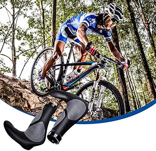 MOOB Puños Manillar de Bicicleta,Antideslizante Caucho Puños Manillar Bicicleta,Puños MTB Ergonomicos para Montaña, Bici Plegable, Scooter Puños MOOB Puños Manillar de Bicicleta,Antideslizante Caucho Puños Manillar Bicicleta,Puños MTB Ergonomicos para Montaña, Bici Plegable, Scooter Puños
