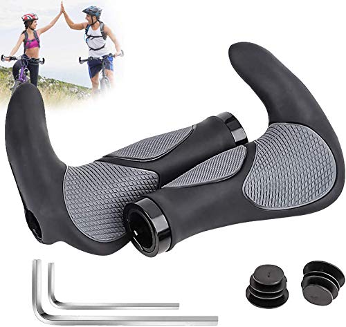 MOOB Puños Manillar de Bicicleta,Antideslizante Caucho Puños Manillar Bicicleta,Puños MTB Ergonomicos para Montaña, Bici Plegable, Scooter Puños MOOB Puños Manillar de Bicicleta,Antideslizante Caucho Puños Manillar Bicicleta,Puños MTB Ergonomicos para Montaña, Bici Plegable, Scooter Puños