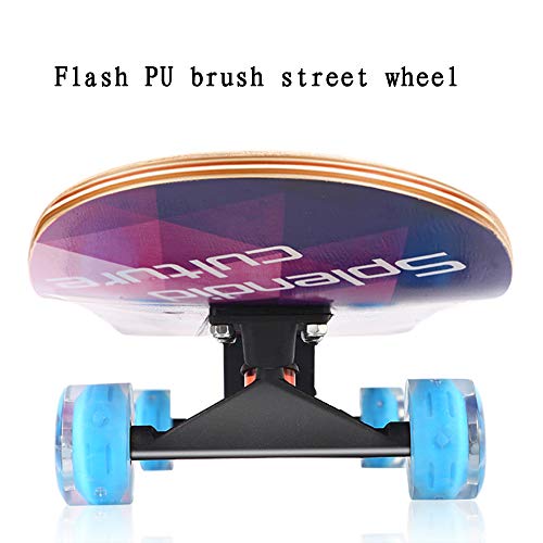 MooKe Control Deslizante con Altavoz 31"X 8" Completo Principiante Skateboard Profesional Patinaje Doble 7 Capas Consejos de la Hoja de Arce Canadiense para el diseño de Patinaje Juvenil,5 MooKe Control Deslizante con Altavoz 31"X 8" Completo Principiante Skateboard Profesional Patinaje Doble 7 Capas Consejos de la Hoja de Arce Canadiense para el diseño de Patinaje Juvenil,5