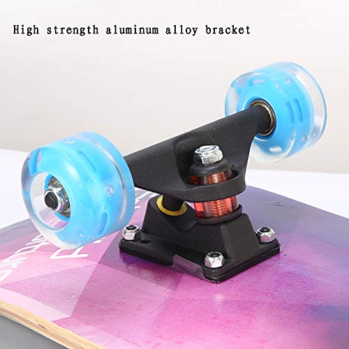 MooKe Control Deslizante con Altavoz 31"X 8" Completo Principiante Skateboard Profesional Patinaje Doble 7 Capas Consejos de la Hoja de Arce Canadiense para el diseño de Patinaje Juvenil,5 MooKe Control Deslizante con Altavoz 31"X 8" Completo Principiante Skateboard Profesional Patinaje Doble 7 Capas Consejos de la Hoja de Arce Canadiense para el diseño de Patinaje Juvenil,5