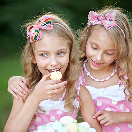 MOOKLIN ROAM 5 piezas Diademas Unicornio Diadema de Nudo Bandas de Cabello Linda Accesorios fiesta de cumpleaños suministros favores decoracione para Niñas (Colores Variados) MOOKLIN ROAM 5 piezas Diademas Unicornio Diadema de Nudo Bandas de Cabello Linda Accesorios fiesta de cumpleaños suministros favores decoracione para Niñas (Colores Variados)
