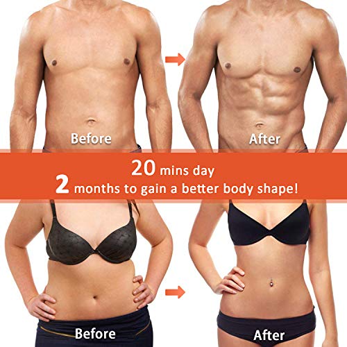 Moonssy Electroestimulador Muscular, EMS Estimulador Muscular Abdominales, para Abdomen/Cintura/Pierna/Brazo Moonssy Electroestimulador Muscular, EMS Estimulador Muscular Abdominales, para Abdomen/Cintura/Pierna/Brazo
