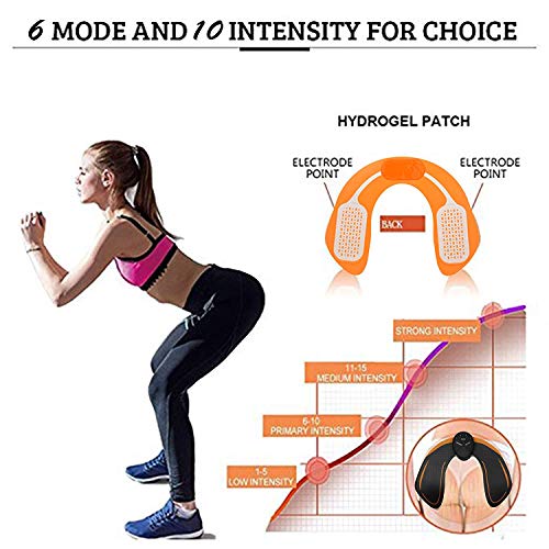 Moonssy EMS Electroestimulador Gluteos - EMS Hips Trainer Entrenador de Cadera Hip para la Cadera Mujer Inteligente Hip Instructor Muscular