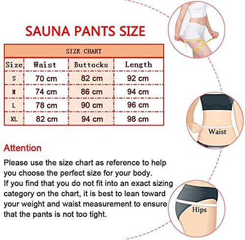 Moonssy Pantalones de Sauna Adelgazantes Mujer NANOTECNOLOGÍA, Leggins Reductores Adelgazantes, Leggins Anticeluliticos Cintura Alta, Mallas Fitness Push Up para Deporte Running Yoga Gym (L)