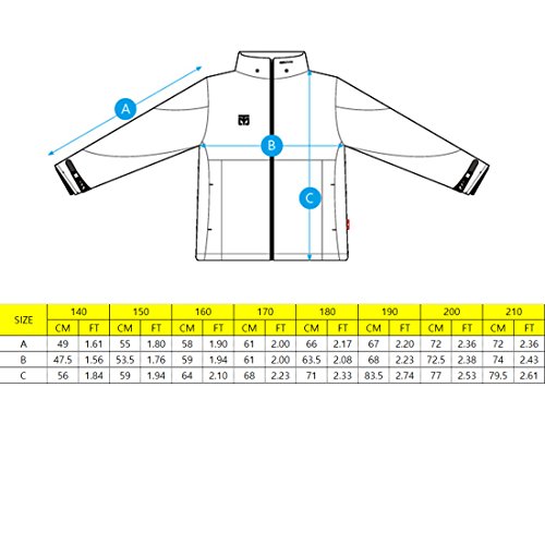 Mooto Wing Chaqueta Rompevientos chándal Entrenamiento Taekwondo Equipo Uniforme Gimnasio para Hombre 170 (160-170cm) (5.25-5.58ft) Blanco + Rojo Mooto Wing Chaqueta Rompevientos chándal Entrenamiento Taekwondo Equipo Uniforme Gimnasio para Hombre 170 (160-170cm) (5.25-5.58ft) Blanco + Rojo