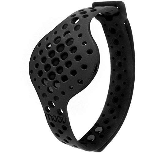 Moov Now Multi-Sport Personal Coach & Fitness Tracker, Fitness Coach Portable, Batería de 6 Meses y Reemplazable, Diseño Resistente al Agua, 2 Correas, Unisex, Negro