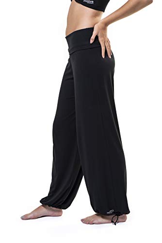 moove by davedans Pantalón Largo Ancho Soller, Mujeres, Negro, S moove by davedans Pantalón Largo Ancho Soller, Mujeres, Negro, S