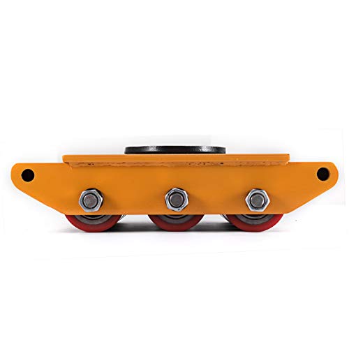 Mophorn Tanque Coche Carrito para Desplazar de Acero Q235 Patín de Maquinaria para Transporte Equipo 15T Transport Tray Truck Trolley (con disco de acero) Mophorn Tanque Coche Carrito para Desplazar de Acero Q235 Patín de Maquinaria para Transporte Equipo 15T Transport Tray Truck Trolley (con disco de acero)
