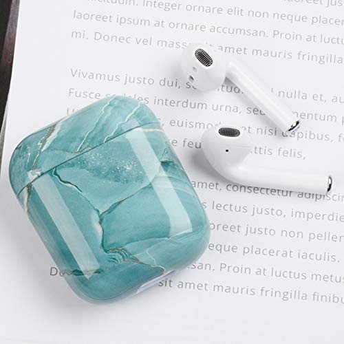 MoreChioce Funda Compatible conAirPods1&2Case,Colorido Mármol Patrón Silicona Protectora Antichoque Funda,Auricular Bluetooth Estuche Bolsa Almacenamiento,Color#07