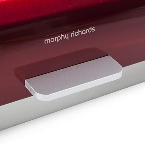 Morphy Richards Richards - Panera con Tapa Frontal Deslizante, Color Rojo Morphy Richards Richards - Panera con Tapa Frontal Deslizante, Color Rojo