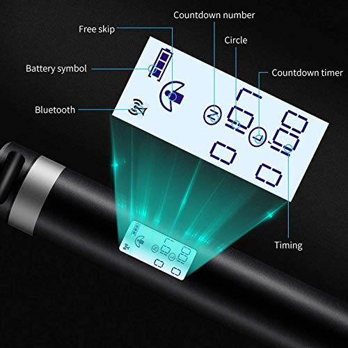 morpilot Cuerda para Saltar Comba de Saltar Ajustable con App Data Analysis conectando movil con Bluetooth, USB Recargable con Pantalla LED HD para Fitness, Crossfit, Pérdida de Grasa morpilot Cuerda para Saltar Comba de Saltar Ajustable con App Data Analysis conectando movil con Bluetooth, USB Recargable con Pantalla LED HD para Fitness, Crossfit, Pérdida de Grasa