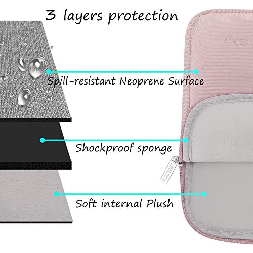 MOSISO Funda Protectora Compatible con 13-13.3 Pulgadas MacBook Air/MacBook Pro/Ordenador Portátil, Bolsa Blanda de Neopreno Agua Repelente con Pequeño Caso, Bebé Rosa MOSISO Funda Protectora Compatible con 13-13.3 Pulgadas MacBook Air/MacBook Pro/Ordenador Portátil, Bolsa Blanda de Neopreno Agua Repelente con Pequeño Caso, Bebé Rosa
