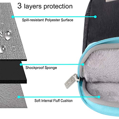 MOSISO Funda Protectora Compatible con 2019 2018 MacBook Air 13 A1932 Retina/2019-2016 Mac Pro 13 A2159 A1989 A1706 A1708,Bolsa de Hombro Blanda Maletín Bandolera con Asa Lateral,Negro & Azul Caliente MOSISO Funda Protectora Compatible con 2019 2018 MacBook Air 13 A1932 Retina/2019-2016 Mac Pro 13 A2159 A1989 A1706 A1708,Bolsa de Hombro Blanda Maletín Bandolera con Asa Lateral,Negro & Azul Caliente