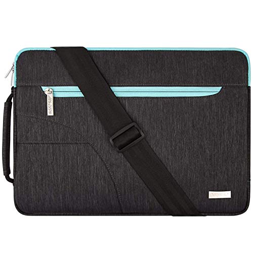 MOSISO Funda Protectora Compatible con 2019 2018 MacBook Air 13 A1932 Retina/2019-2016 Mac Pro 13 A2159 A1989 A1706 A1708,Bolsa de Hombro Blanda Maletín Bandolera con Asa Lateral,Negro & Azul Caliente MOSISO Funda Protectora Compatible con 2019 2018 MacBook Air 13 A1932 Retina/2019-2016 Mac Pro 13 A2159 A1989 A1706 A1708,Bolsa de Hombro Blanda Maletín Bandolera con Asa Lateral,Negro & Azul Caliente