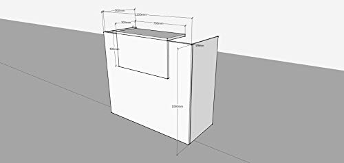 MOSTRADOR LAMINADO DE 25mm DE GROSOR DE 120X105X50CM CON COSTADO. FABRICADO EN ESPAÑA. ENVIO A PENÍNSULA (BLANCO-BLANCO) ENTREGA DE 3 A 5 DIAS HABILES. MOSTRADOR LAMINADO DE 25mm DE GROSOR DE 120X105X50CM CON COSTADO. FABRICADO EN ESPAÑA. ENVIO A PENÍNSULA (BLANCO-BLANCO) ENTREGA DE 3 A 5 DIAS HABILES.