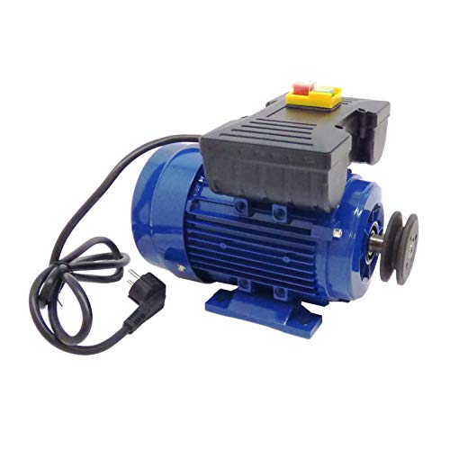 Motor de 0,75Kw / 1 CV monofásico 220V para hormigonera con polea y cable