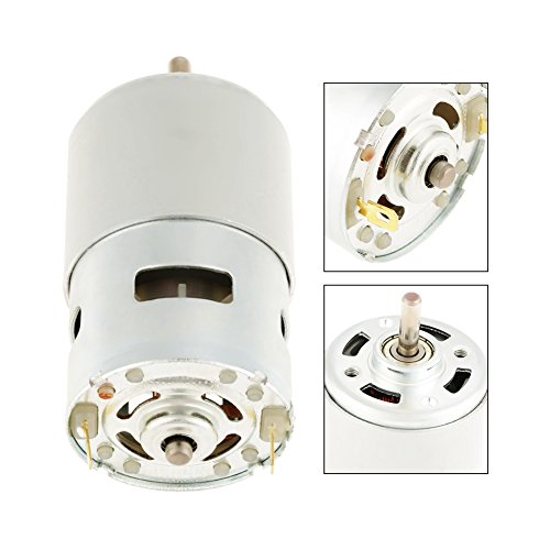 Motor eléctrico 775 pequeño de 12 V y 12 000 RPM de alta velocidad sin escobillas CC para herramienta eléctrica Motor eléctrico 775 pequeño de 12 V y 12 000 RPM de alta velocidad sin escobillas CC para herramienta eléctrica