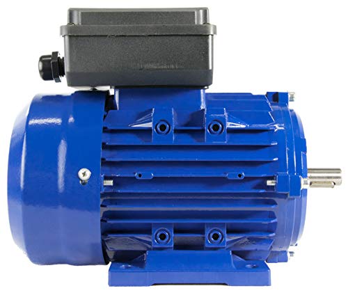 MOTOR ELECTRICO MONOFASICO 0,75KW / 1CV 220V 1500RPM B3 / PATAS TAMAÑO 80 - EJE 19mm ALTO PAR DE ARRANQUE ALREN