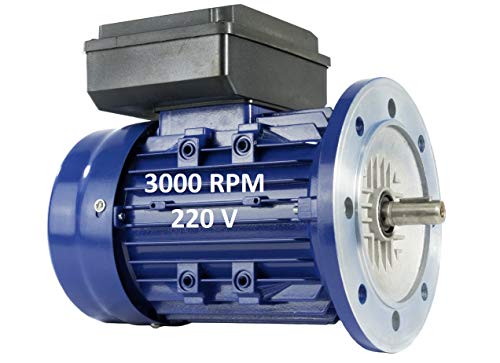MOTOR ELECTRICO MONOFASICO 2,2KW / 3CV 220V 3000RPM B5 (BRIDA 200mm) TAMAÑO 90L - EJE 24mm ALTO PAR DE ARRANQUE ALREN MOTOR ELECTRICO MONOFASICO 2,2KW / 3CV 220V 3000RPM B5 (BRIDA 200mm) TAMAÑO 90L - EJE 24mm ALTO PAR DE ARRANQUE ALREN