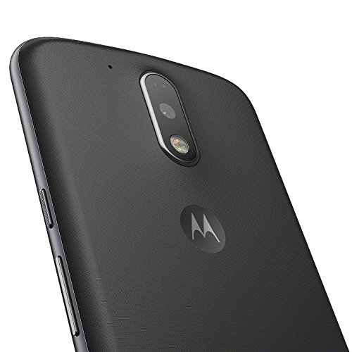 Motorola Moto G4 Plus - Smartphone libre Android (4G, 5.5", cámara de 16 MP, 2 GB de RAM, memoria interna de 16 GB ), color negro - [Exclusivo Amazon]