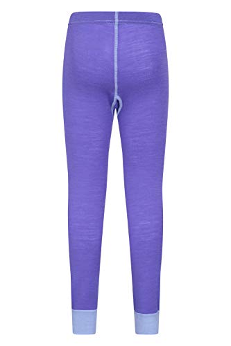 Mountain Warehouse Pantalón térmico de Lana Merino para niños - Transpirable, Ligero, Antibacteriano, fácil de Transportar, niños y niñas, Invierno Morado 5-6 Años Mountain Warehouse Pantalón térmico de Lana Merino para niños - Transpirable, Ligero, Antibacteriano, fácil de Transportar, niños y niñas, Invierno Morado 5-6 Años