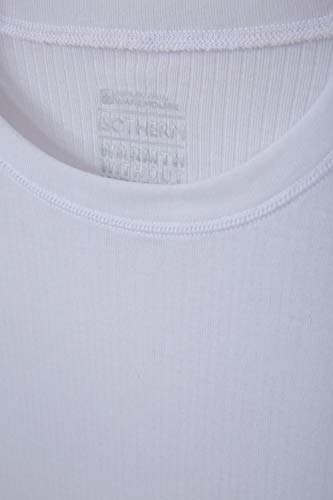 Mountain Warehouse Top térmico Interior de Manga Larga Talus para Mujer - Camiseta térmica cálida, Camiseta Ligera, Transpirable, Cuidado fácil, Invierno Blanco 44 Mountain Warehouse Top térmico Interior de Manga Larga Talus para Mujer - Camiseta térmica cálida, Camiseta Ligera, Transpirable, Cuidado fácil, Invierno Blanco 44